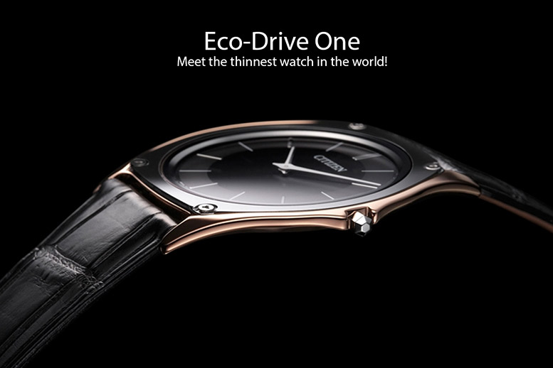 Citizen Eco-Drive One Uitra Slim - Mỏng nhất Thế Giới
